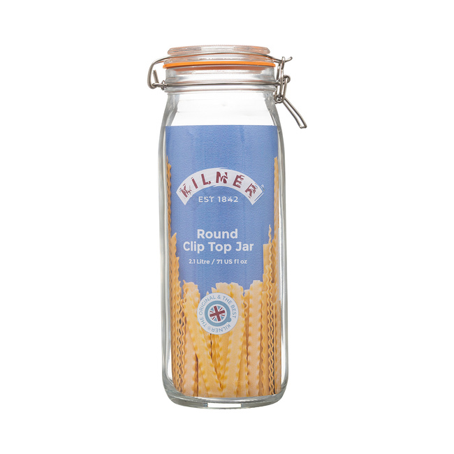 Słoiki okrągłe Clip Top 2,1 l - Kilner