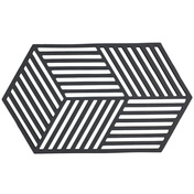 Podkładki pod naczynia Hexagon 24 cm Black - Zone Denmark