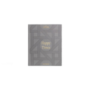 Album na zdjęcia Printworks Happy Times XL, szary, czarne karty 28 x 21 cm