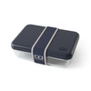 Lunchbox szklany Monbento x Pyrex Pure 600 ml, niebieski Blue Natural