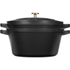 Zestaw 2 Naczyń + Pokrywka 24 Cm Czarny - Staub