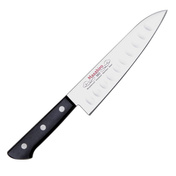Nóż szefa kuchni Masahiro BWH Chef Dimple 18 cm, ostrze z wgłębieniami