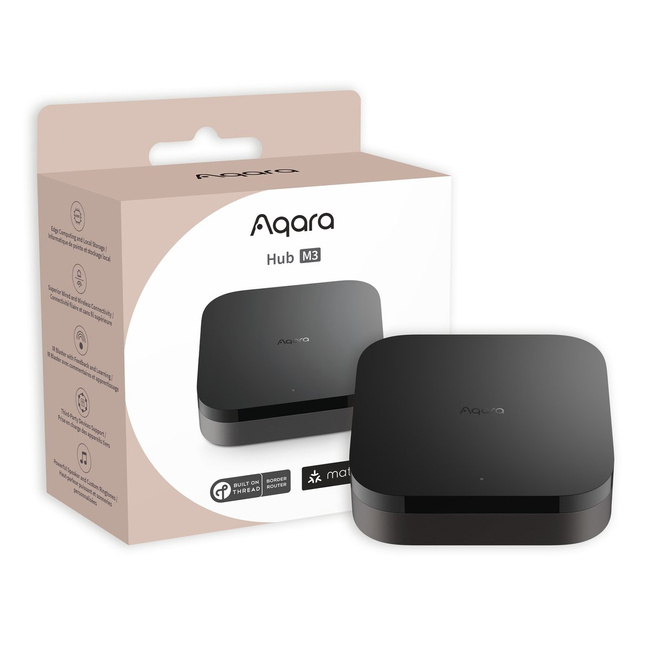Centrala smart home Aqara Hub M3 z nadajnikiem IR, Matter, Wi-Fi i PoE