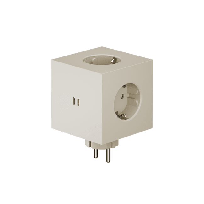 rozszerzacze gniazd z podwójnym usb-c 30 W beżowe - avolt