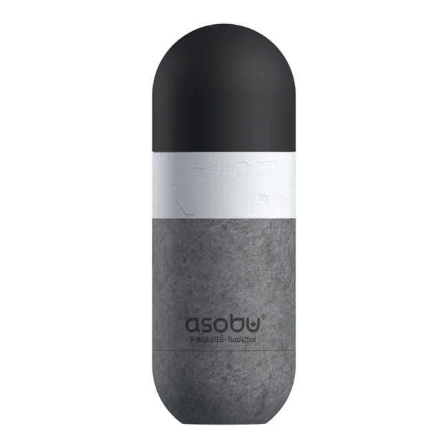 ASOBU Butelka termiczna ORB CONCRETE, 420ml