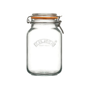 Słoiki kwadratowe Clip Top 2L - Kilner