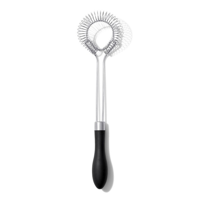 Trzepaczka do sosów OXO Good Grips, stalowe druty, czarny uchwyt