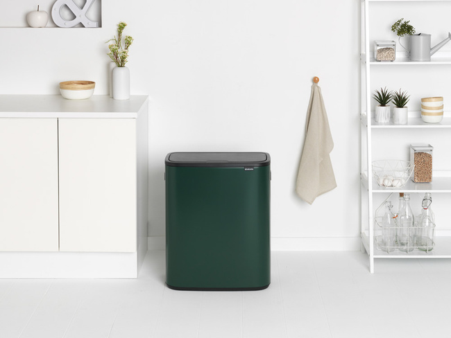 Kosz na śmieci Touch Bin zielony Pine - Brabantia