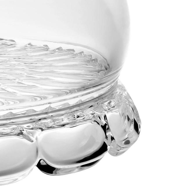 Okrągła patera na ciasto 28 cm transparentna Guzzini