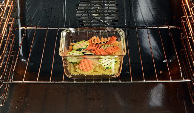 Szklany hermetyczny pojemnik Glass-vac 0,38l - Zest for life