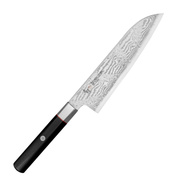 Mcusta Zanmai Splash Nóż Santoku VG-10 33-warstwowy Pakka Wood 18cm