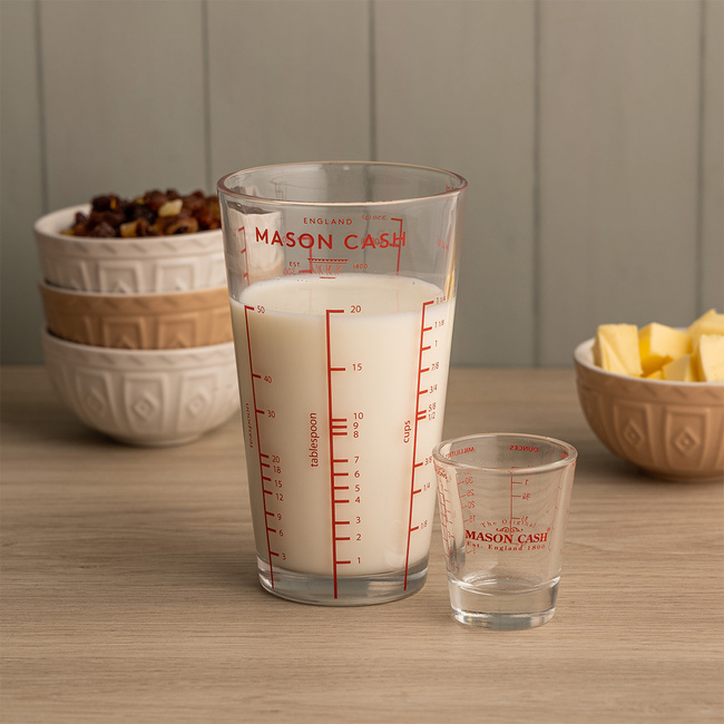 Szklanka z miarką Mason Cash Classic 300 ml, szklana
