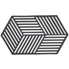 Podkładki pod naczynia Hexagon 24 cm Black - Zone Denmark