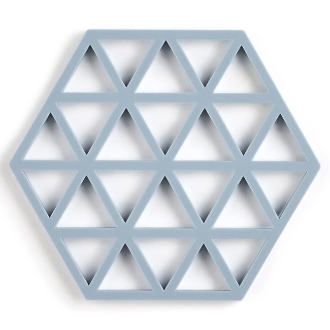 Podkładka pod naczynia Zone Denmark Triangles Sky, silikon do 250°C