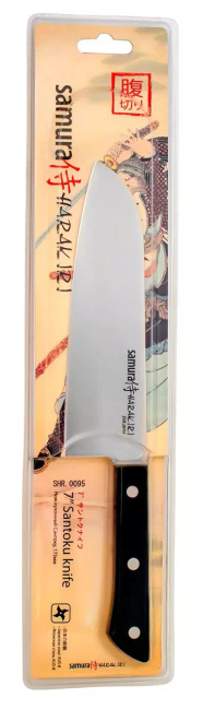 Samura Harakiri Nóż Santoku 17.5 cm AUS-8 58HRC