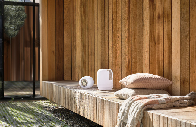 Lampa LED Villa Collection Hav z głośnikiem Bluetooth, biała, IP44