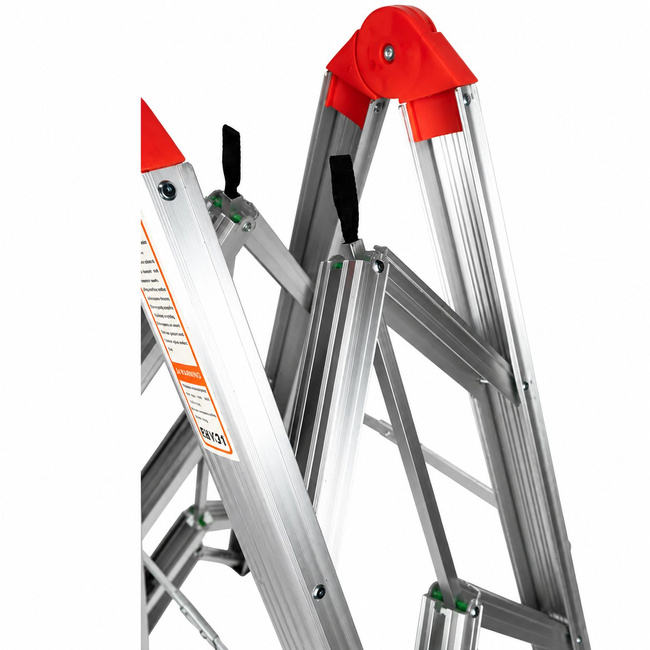 Drabina przegubowa Extralink LAD03TA, aluminiowa, 3x2 stopnie, 1,23 m