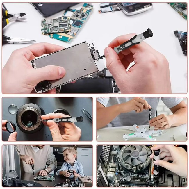 Extralink Zestaw Śrubokrętów Precyzyjnych 120w1 Torx Elektronika Wkrętaki Precyzyjne