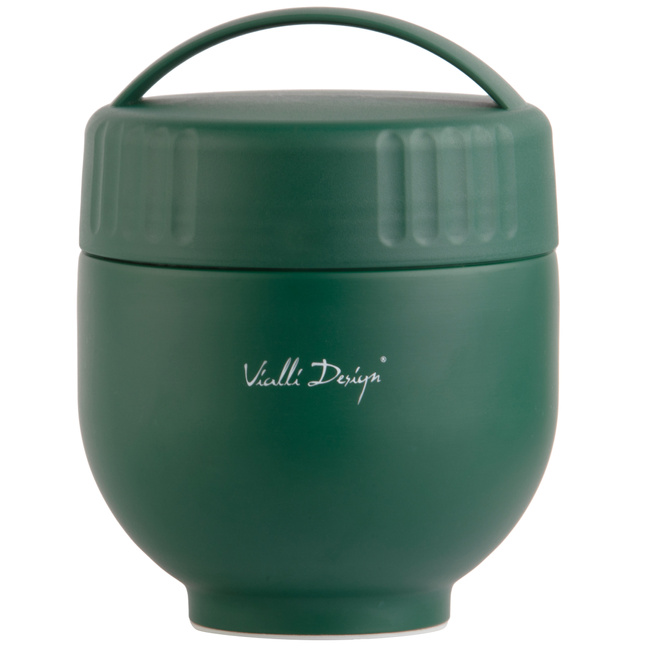 Termos z pojemnikiem i łyżką Fuori 680 ml Zielony 30336 - Vialli Design