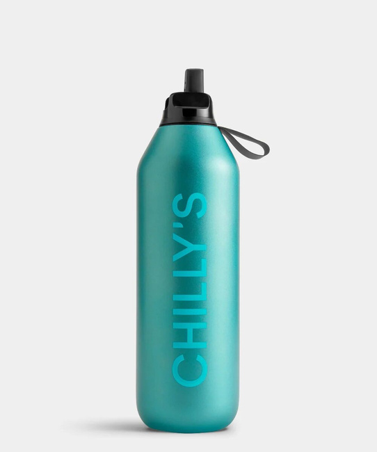 Butelka sportowa Chillys | 1000 ml | Matowy metalik Atlantis series 2 sport - Chillys bottles