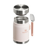 Stanley termos obiadowy ze sztućcem Classic 0,4 l Rose Quartz