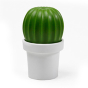 Młynek do soli i pieprzu Qualy Tasty Cactus, biało-zielony