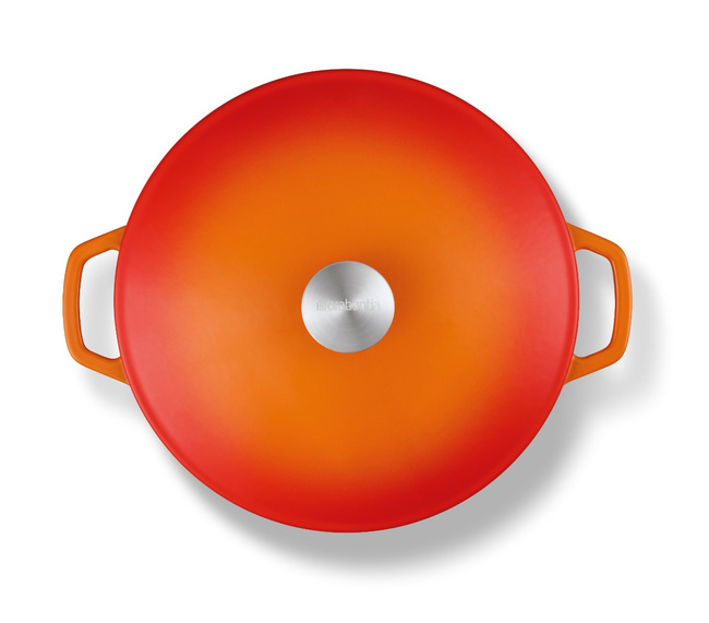 Garnek żeliwny 26 cm Orange Q-Time 102604 Brabantia