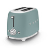Smeg - Tostery na 2 kromki 50's style Tsf01Egmeu Szmaragdowy (mat)