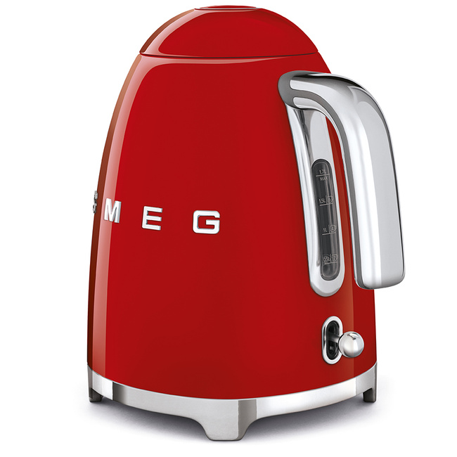Zestaw Smeg - Czajnik + Toster na 2 kromki czerwony