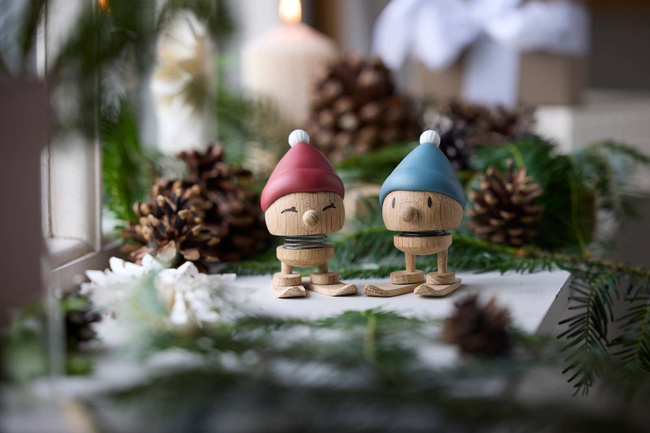 Figurki Hoptimist Skiing Bumble S Sky - Hoptimist