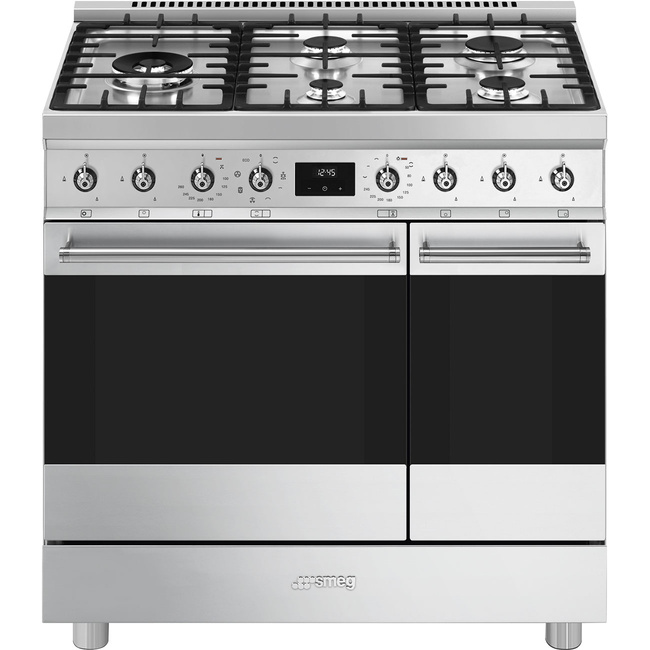 Smeg - Kuchnia wolnostojąca Symfonia C92Gmx2 Stal Nierdzewna.
