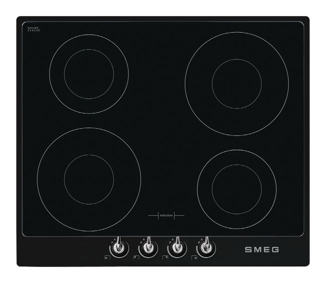Smeg - Płyta indukcyjna, 60 cm, Victoria, czar. Si964nm Victoria