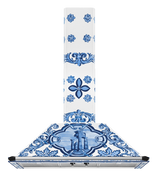 Smeg - Okap Kuchenny, Victoria, D&G, Blu Medit. Victoria KT90dgme D&G Mediterraneo