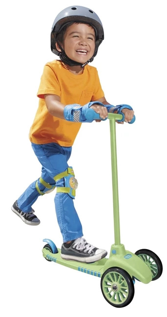 Hulajnoga Trójkołowa Zielono - Niebieska Little Tikes