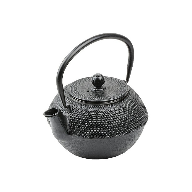 Dzbanek do herbaty żeliwny 1,2l tank czarny - zest for life