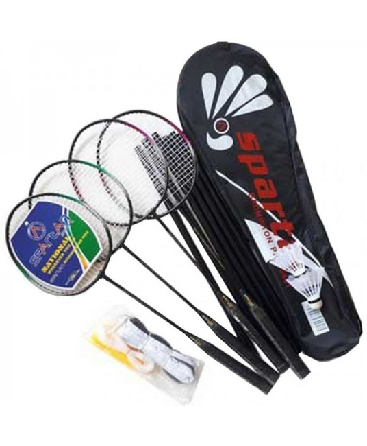 Zestaw do badmintona mega w pokrowcu - Spartan Pro