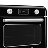 Smeg - Piekarnik nablatowy z funkcją pary 50's Style - czarny COF01BLEU