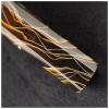 Dellinger Resin Mash Gold Santoku 18 cm - Nóż Kuchenny Damasceński