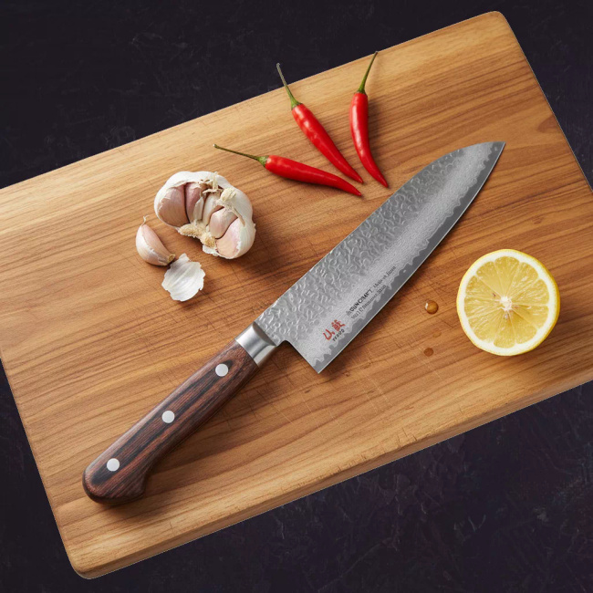 Suncraft SENZO UNIVERSAL Santoku Nóż Kuchenny 16.5 cm