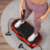 Extralink Moonwalk Spinmove Czerwony | Platofrma Wibracyjna do Ćwiczeń Fitness | 200w