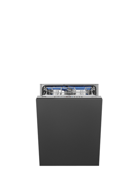 Smeg - Zmywarka do naczyń, 60 cm, wys. 86 cm Universal Stl323Bqlh Srebrny (panel sterowania).