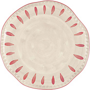 Domitilla Magenta Talerz Okrągły - 32 Cm - Rose&Tulipani