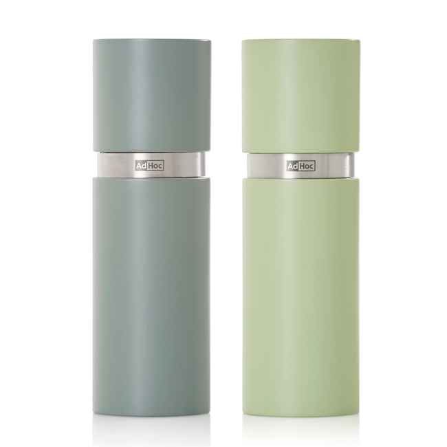 Zestaw Bukowych Młynków Do Soli I Pieprzu Textura S Zielony