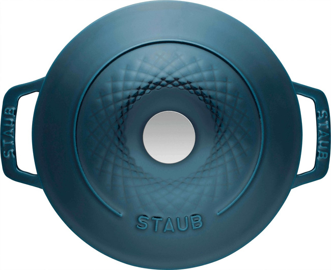 Staub Special Cocotte garnek żeliwny okrągły 4 ltr, morski