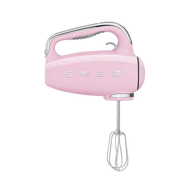 Smeg - Mikser ręczny, pastelowy róż 50's Style HMF01PKEU Pastelowy róż