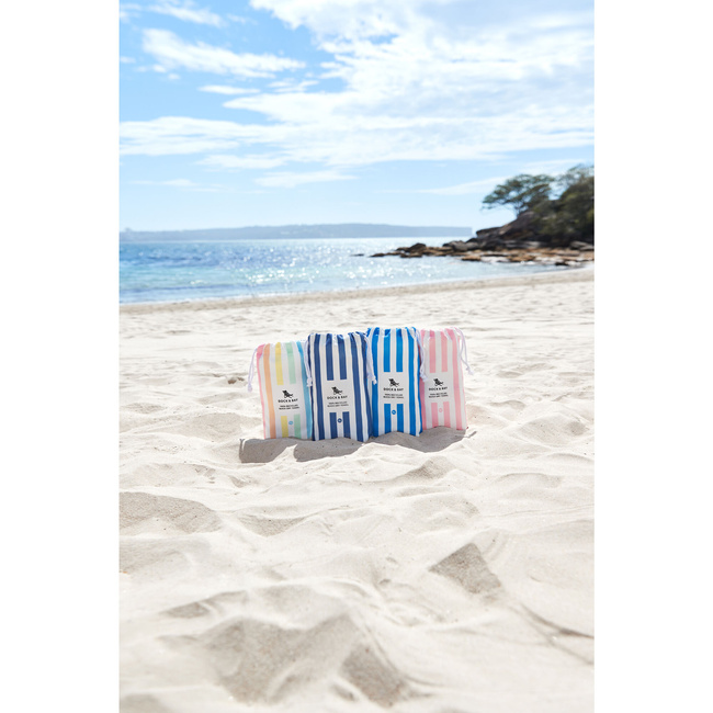 Ręcznik plażowy szybkoschnący Malibu Pink 160 x 90 cm Dock & Bay