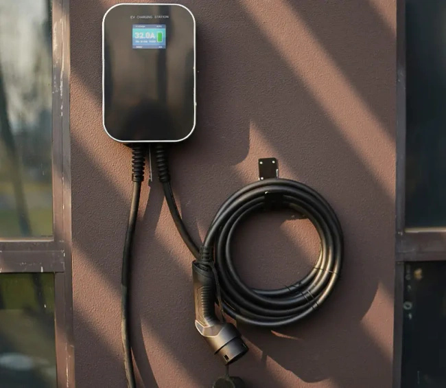 Ładowarka do samochodu elektrycznego Extralink BS20-BC-22kW-APP, Typ 2, 22 kW, 6,1 m