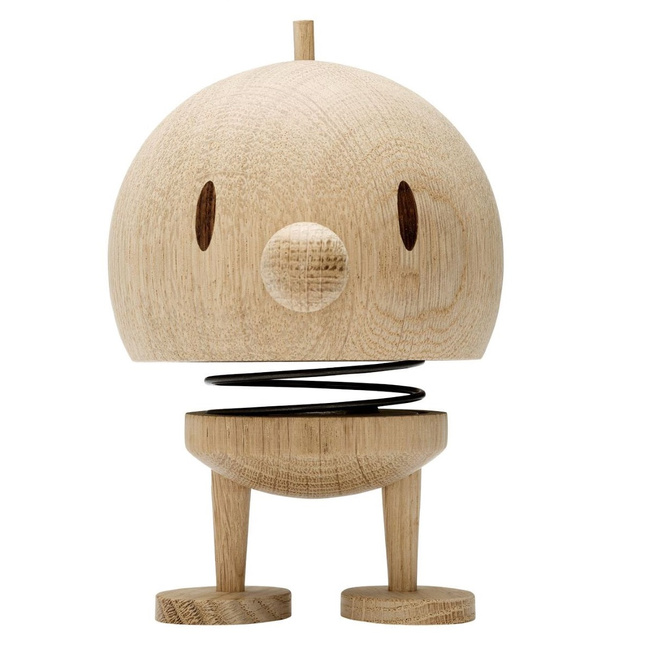 Figurka Hoptimist Bumble L Raw Oak z dębu, 15 cm