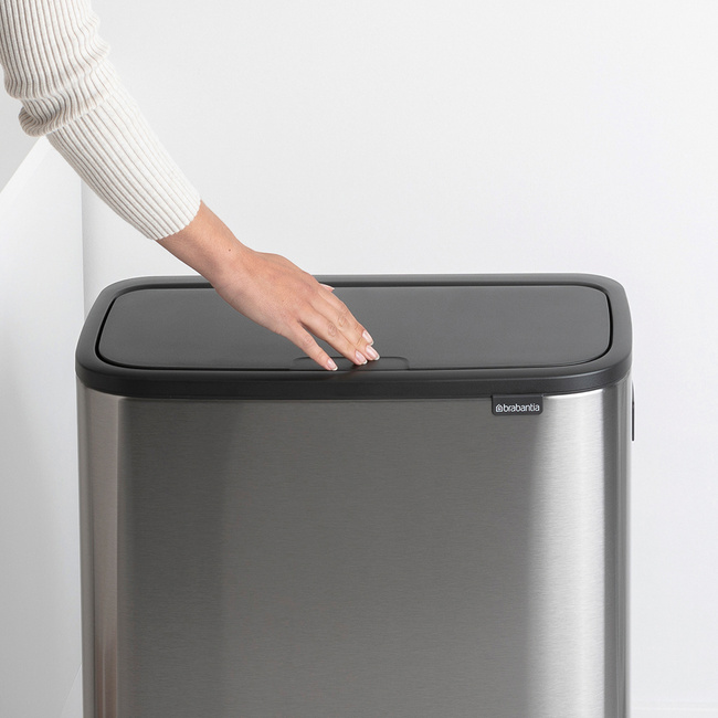 Kosz na śmieci Touch Bin Bo 2x30l Stalowy mat - Brabantia