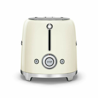 Smeg - Toster, dwie kromki, kremowy Tsf01creu 50's Style